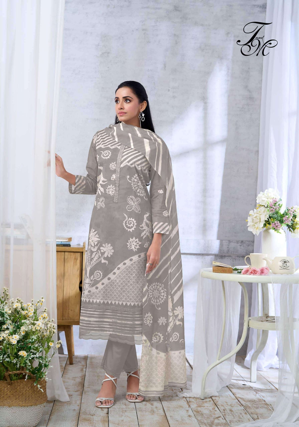 T And M Designer Mehka Safar Dress Material Wholesale Catalogue - Amrah Wholesale