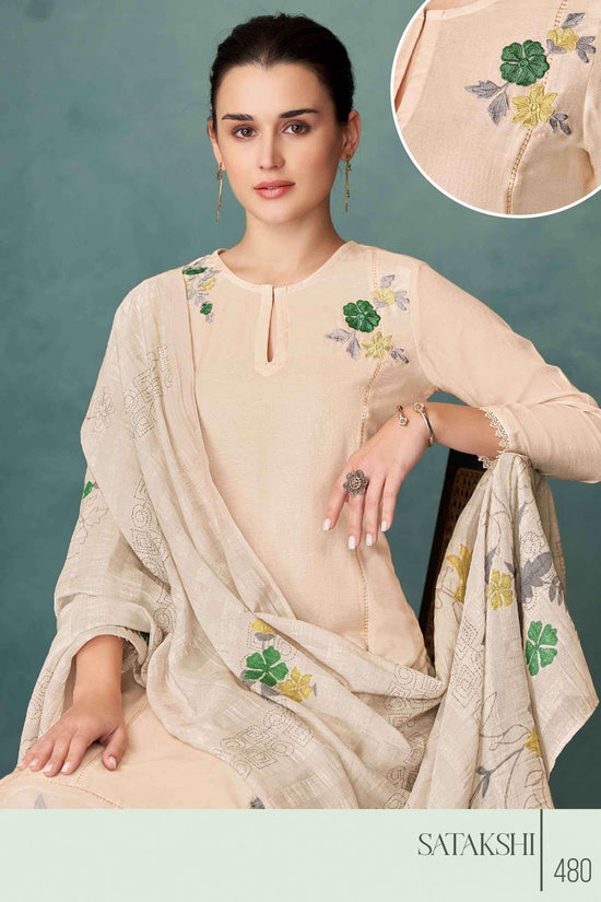 T And M Designer Satakshi Linen Dress Material Wholesale - Amrah Wholesale