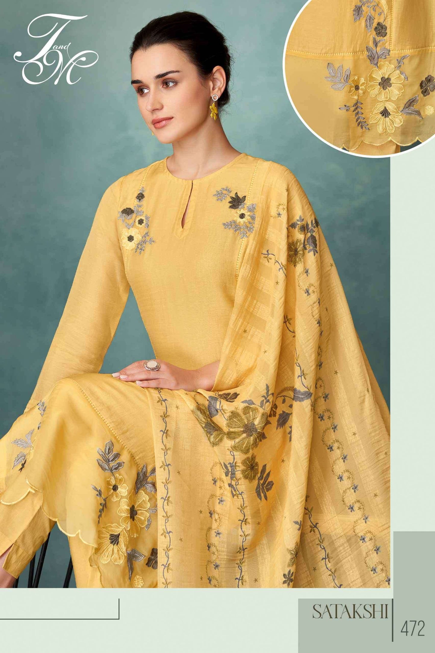 T And M Designer Satakshi Linen Dress Material Wholesale - Amrah Wholesale
