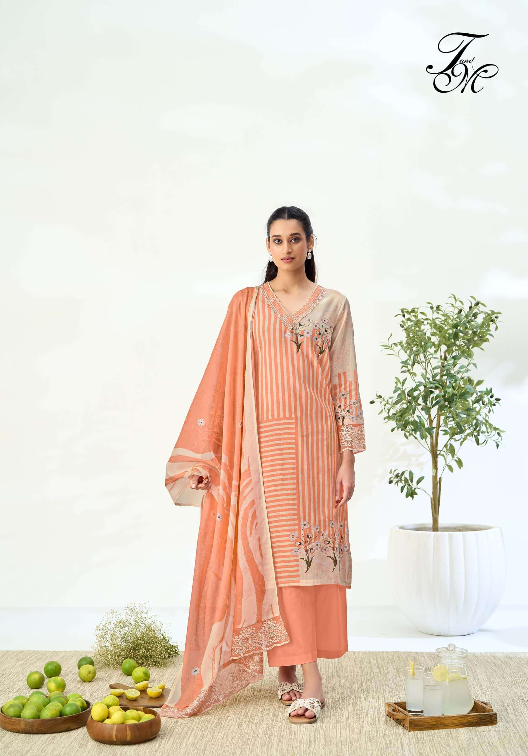T And M Designer Sunheri Dhoop - Amrah Wholesale