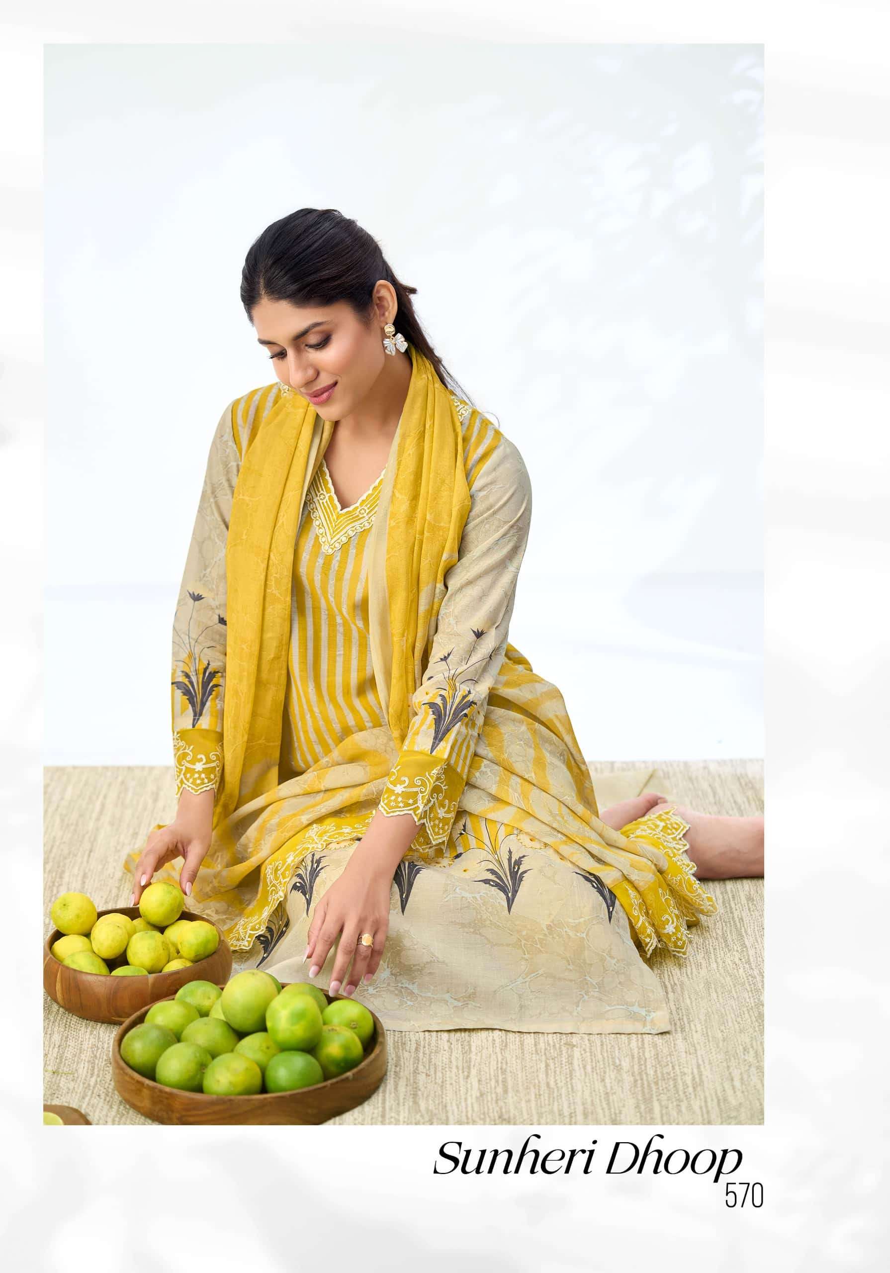 T And M Designer Sunheri Dhoop - Amrah Wholesale