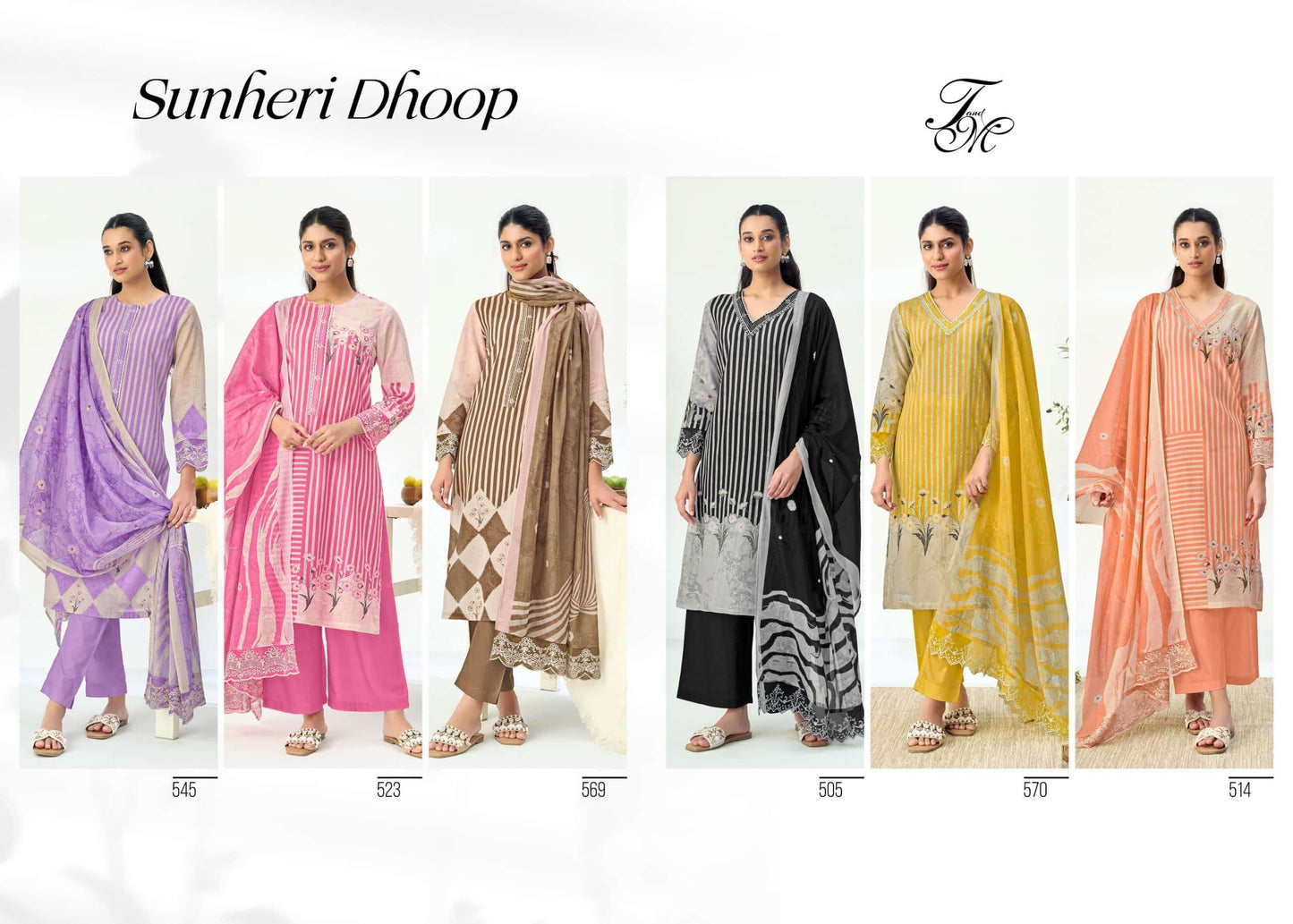 T And M Designer Sunheri Dhoop - Amrah Wholesale