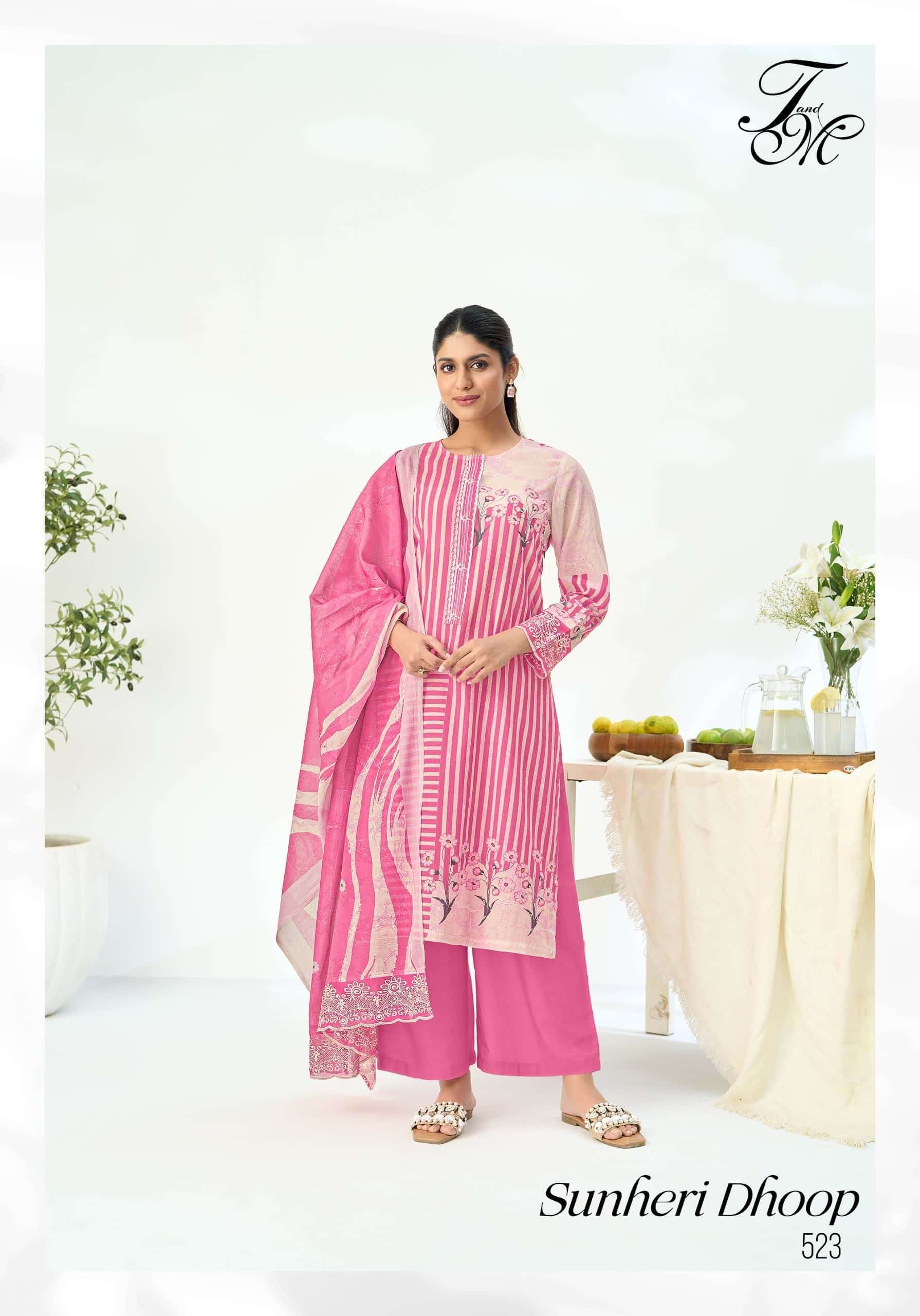 T And M Designer Sunheri Dhoop - Amrah Wholesale