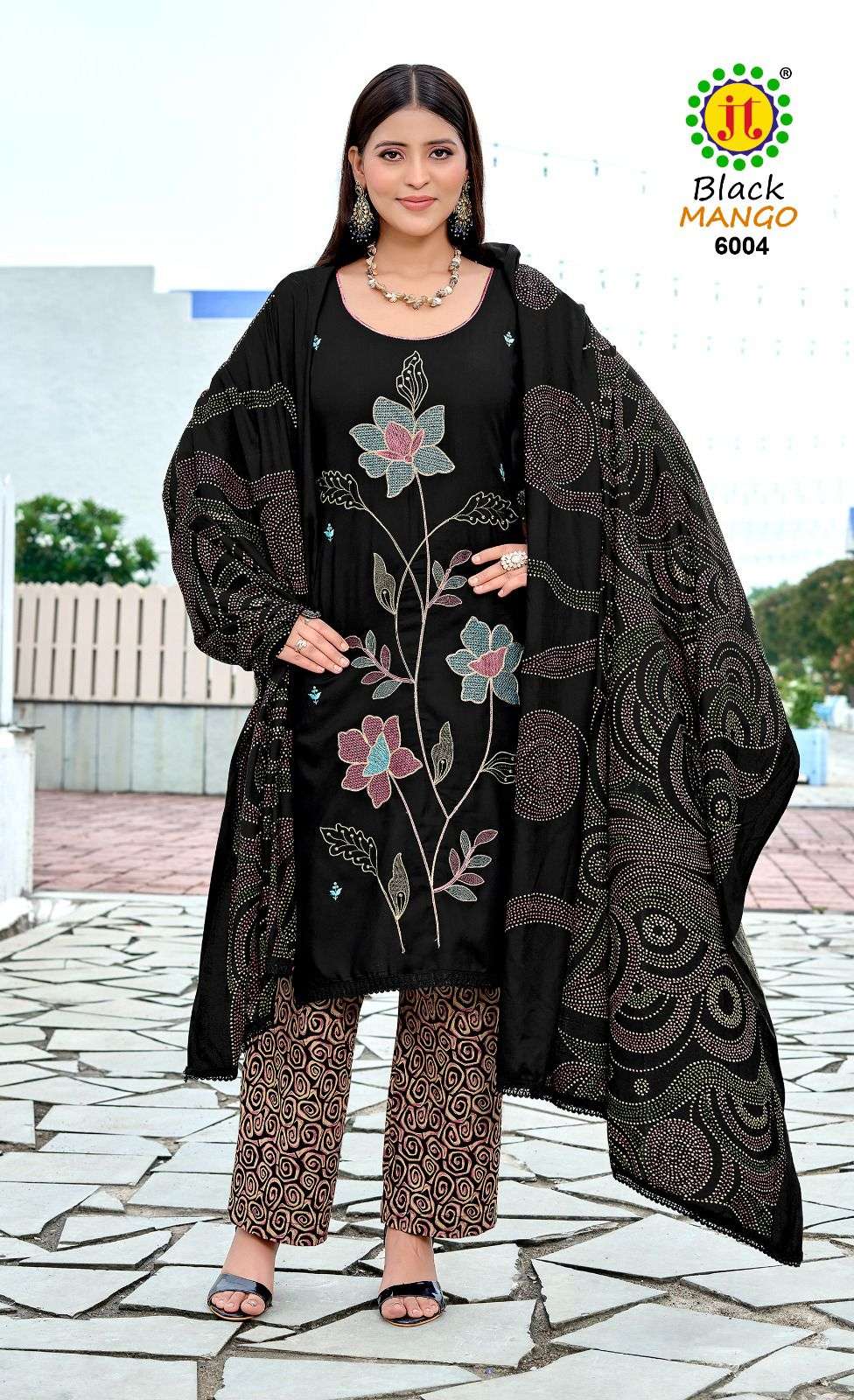 Jt Textile Black Mango Vol-06