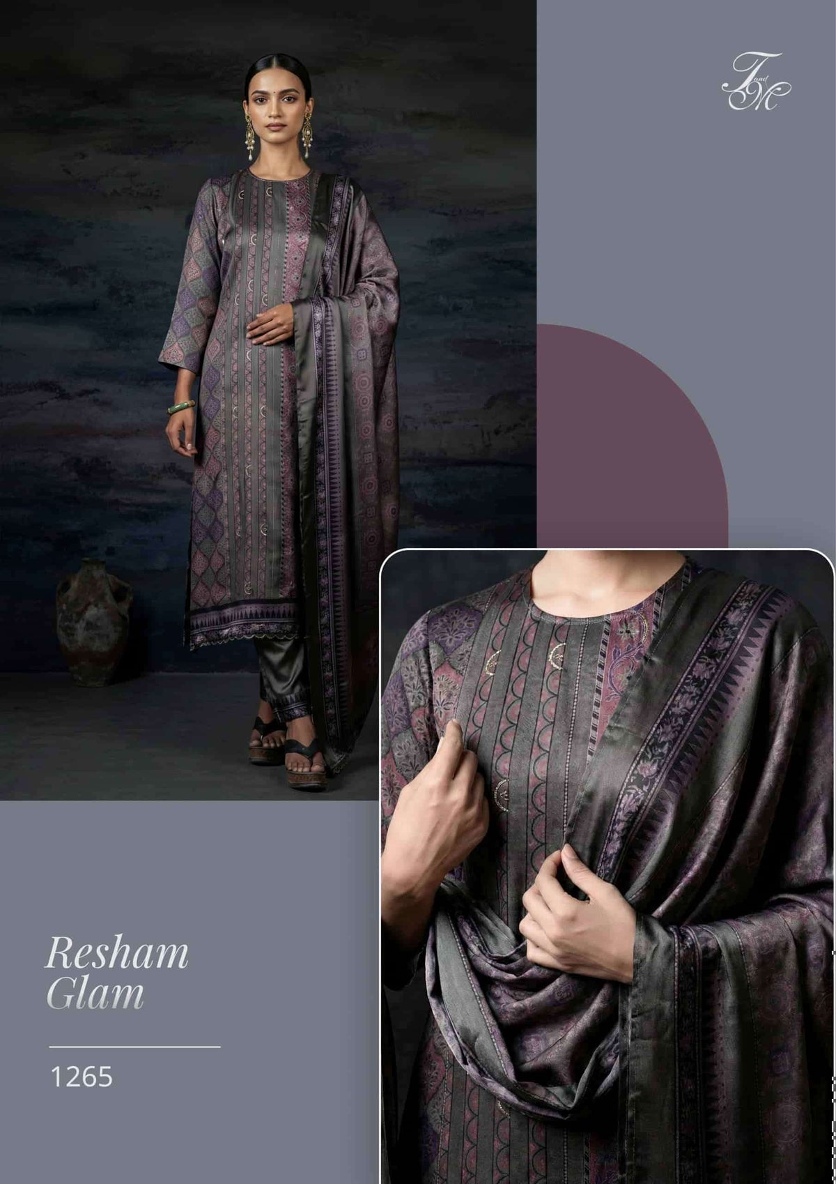 T And M Designer Resham Glam
