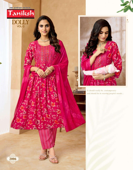 TANIKSH DOLLY VOL-2 Capsule Printed Anarkali Suit Set