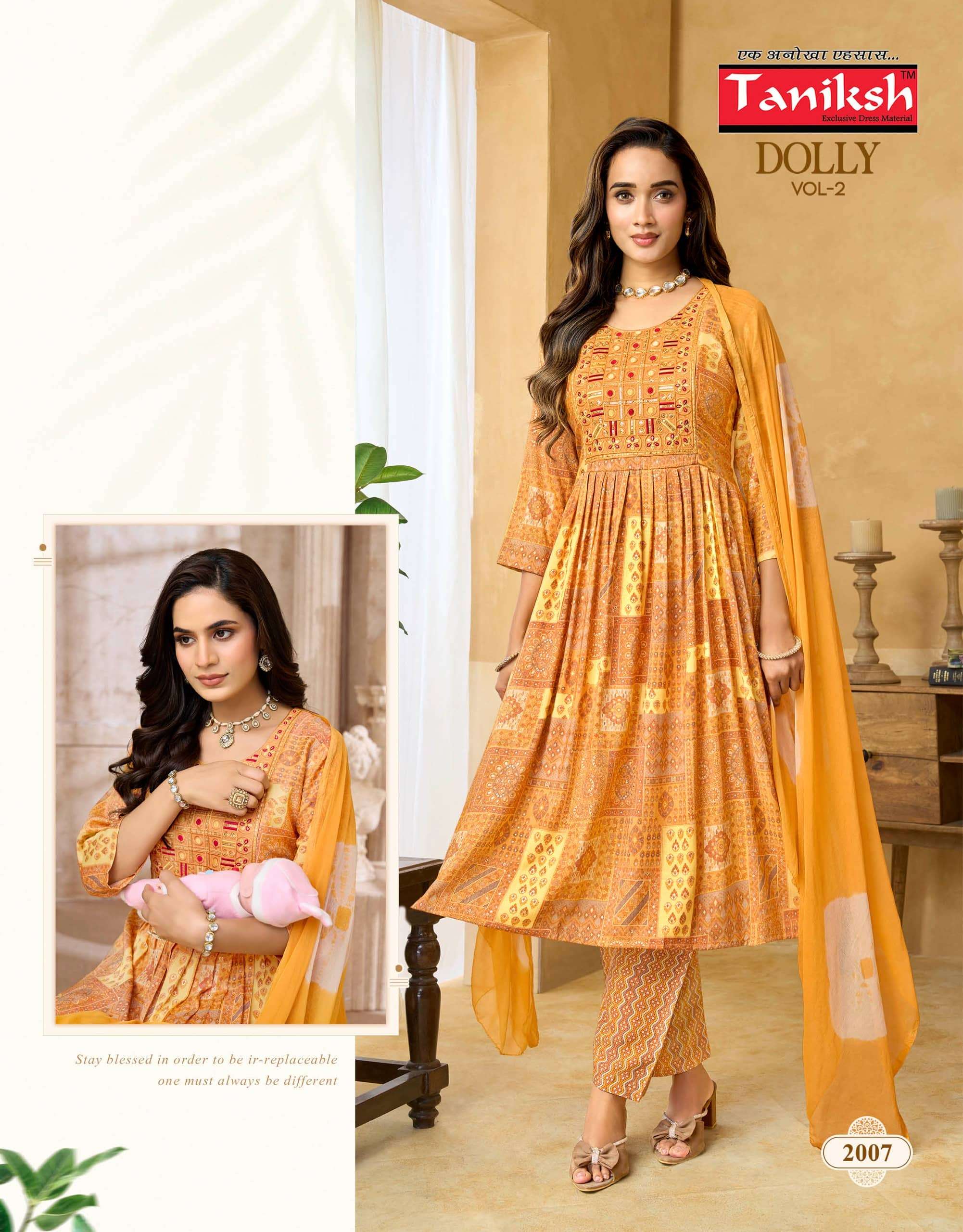 TANIKSH DOLLY VOL-2 Capsule Printed Anarkali Suit Set
