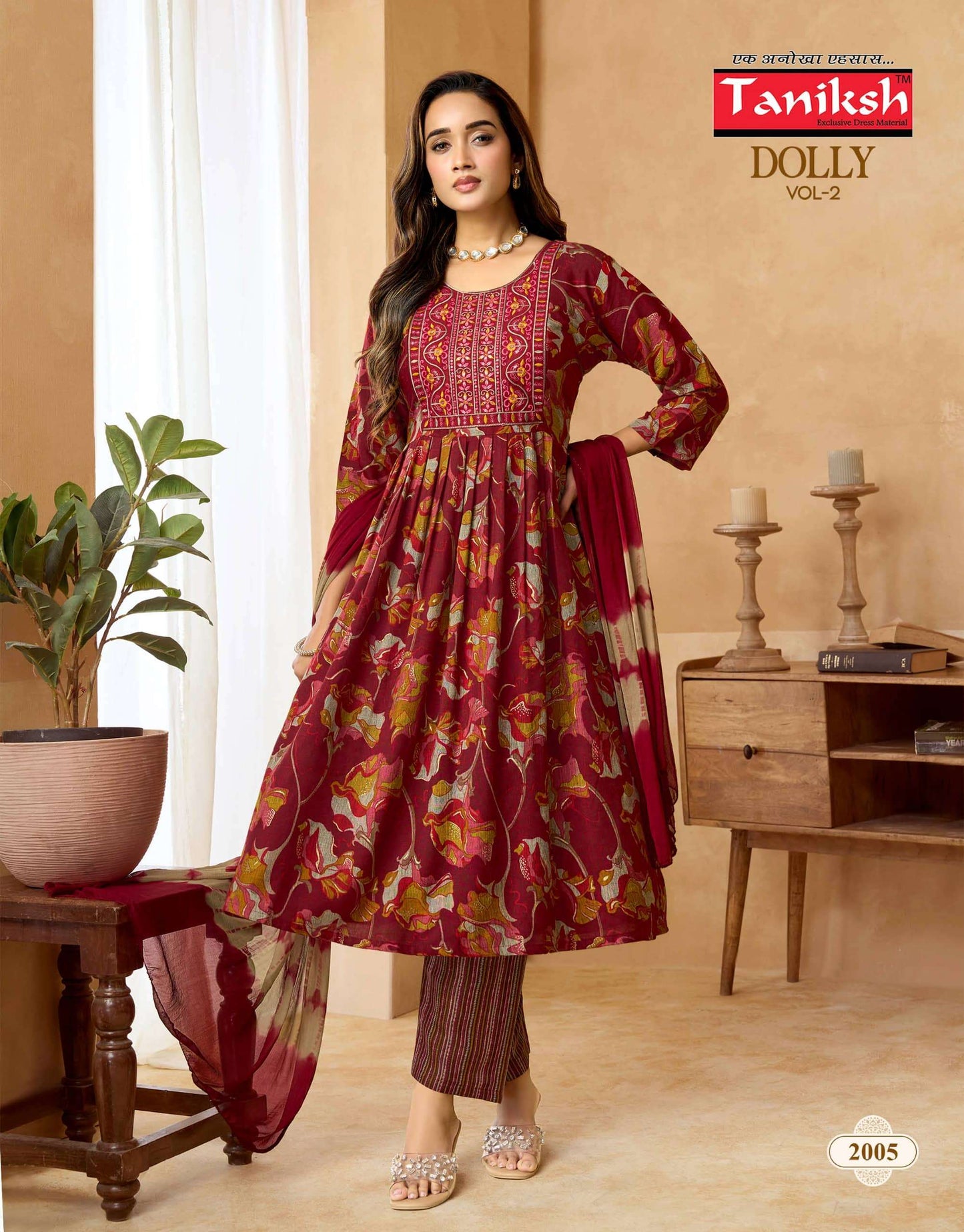 TANIKSH DOLLY VOL-2 Capsule Printed Anarkali Suit Set