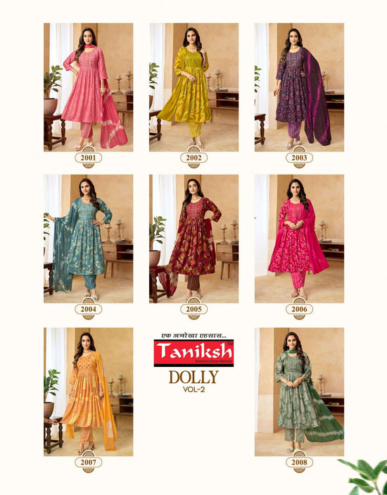 TANIKSH DOLLY VOL-2 Capsule Printed Anarkali Suit Set