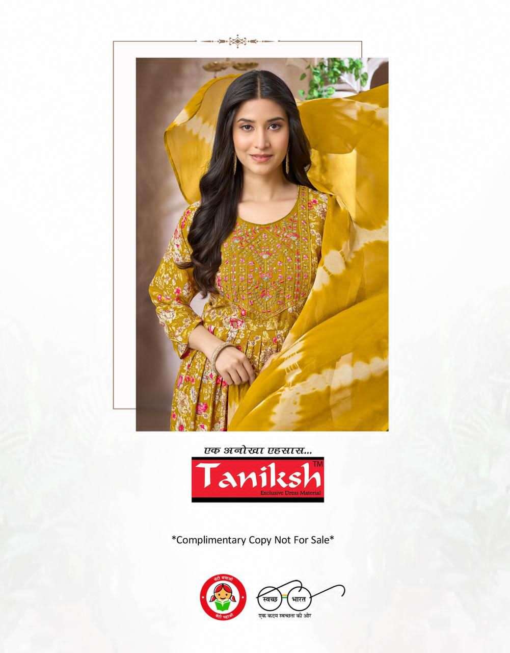 Taniksh Sadhika Vol 8 Rayon Embroidered Kurti Pant Dupatta Set - Amrah Wholesale