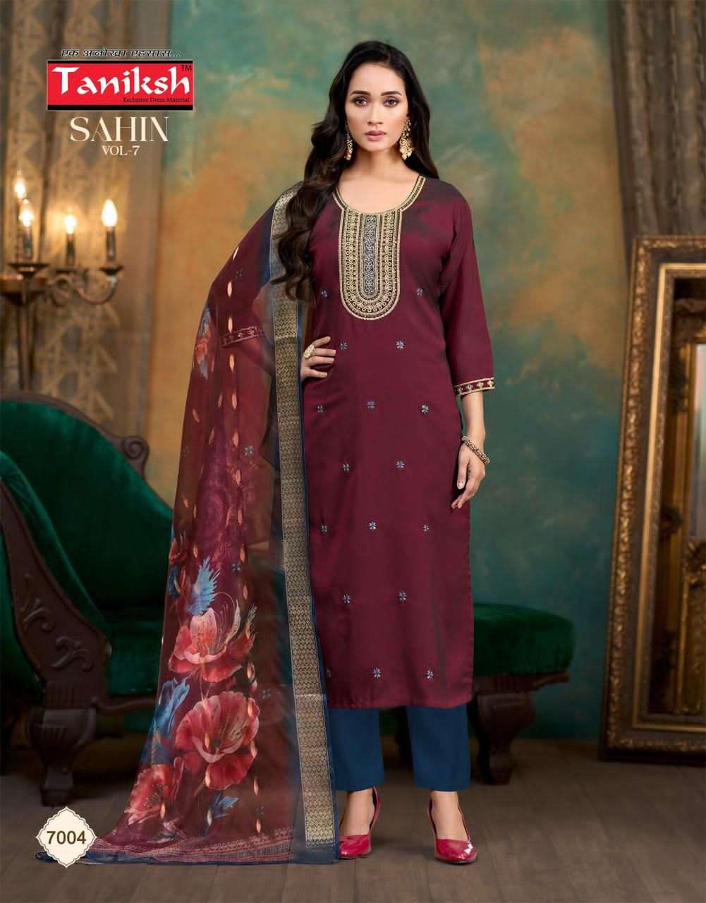 Taniksh Sahin Vol 7 Kurti Set Wholesale - Amrah Wholesale