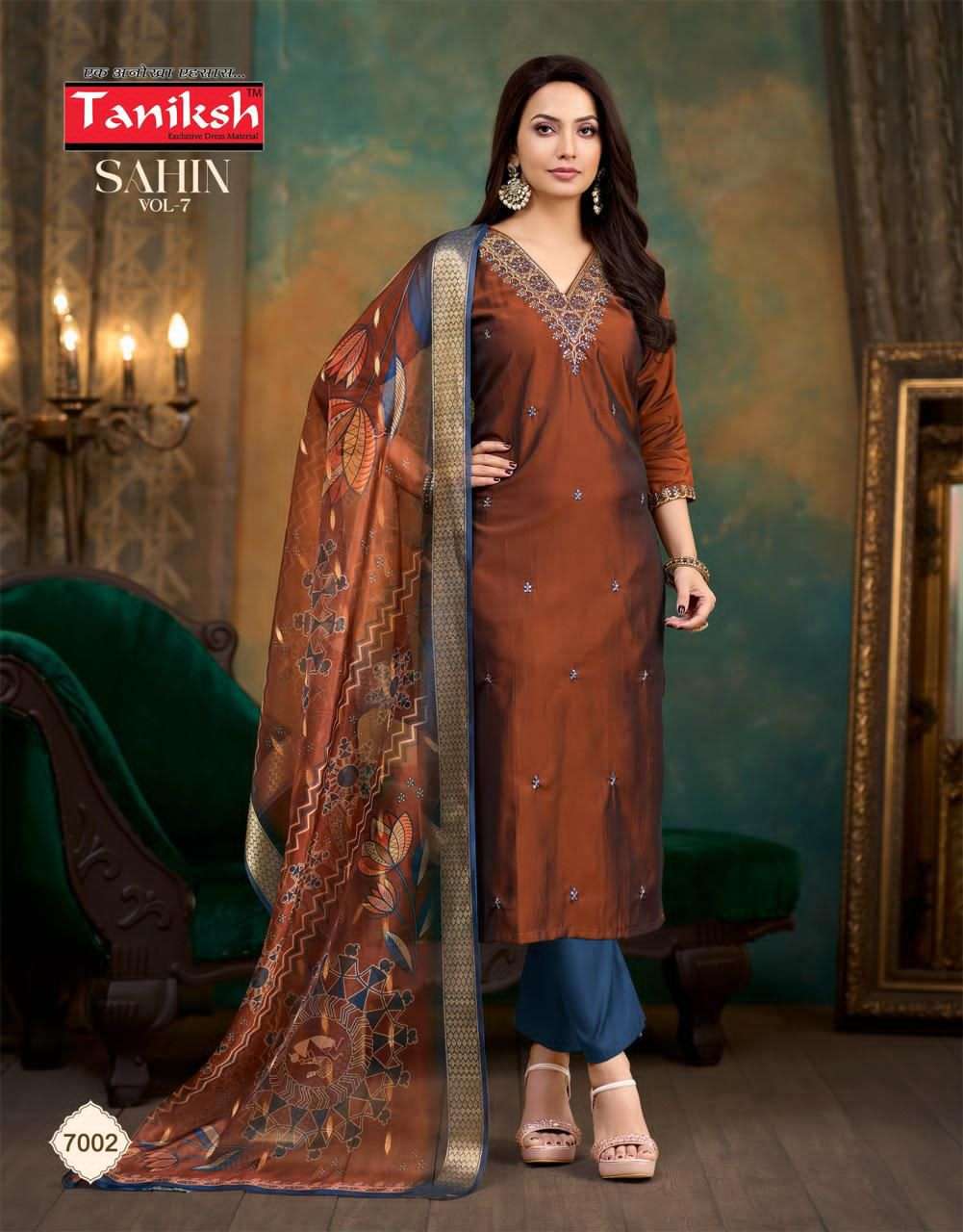 Taniksh Sahin Vol 7 Kurti Set Wholesale - Amrah Wholesale