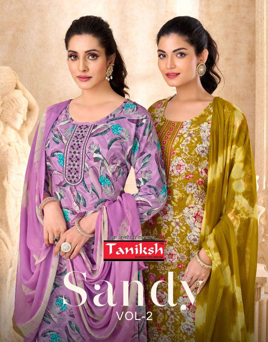 Taniksh Sandy Vol 2 Rayon Salwar Suit Set - Amrah Wholesale