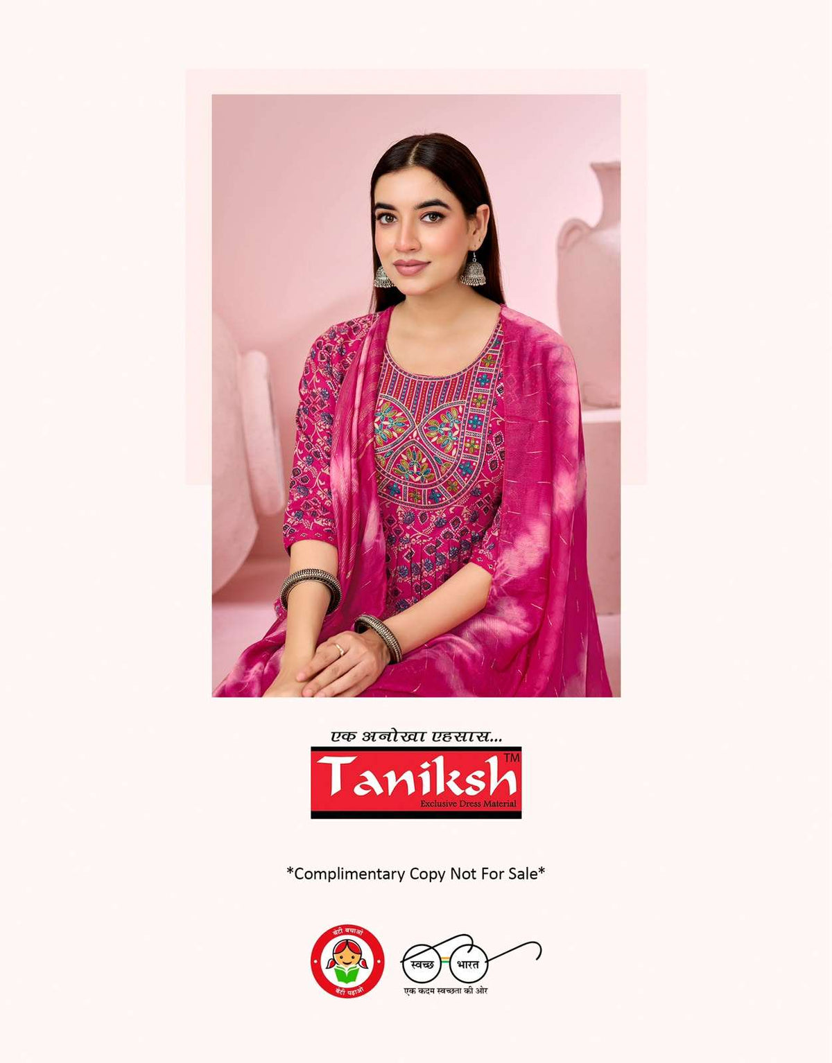 Taniksh Savan Vol 6 Poly Viscose Foil Print Kurti Pant Dupatta Set