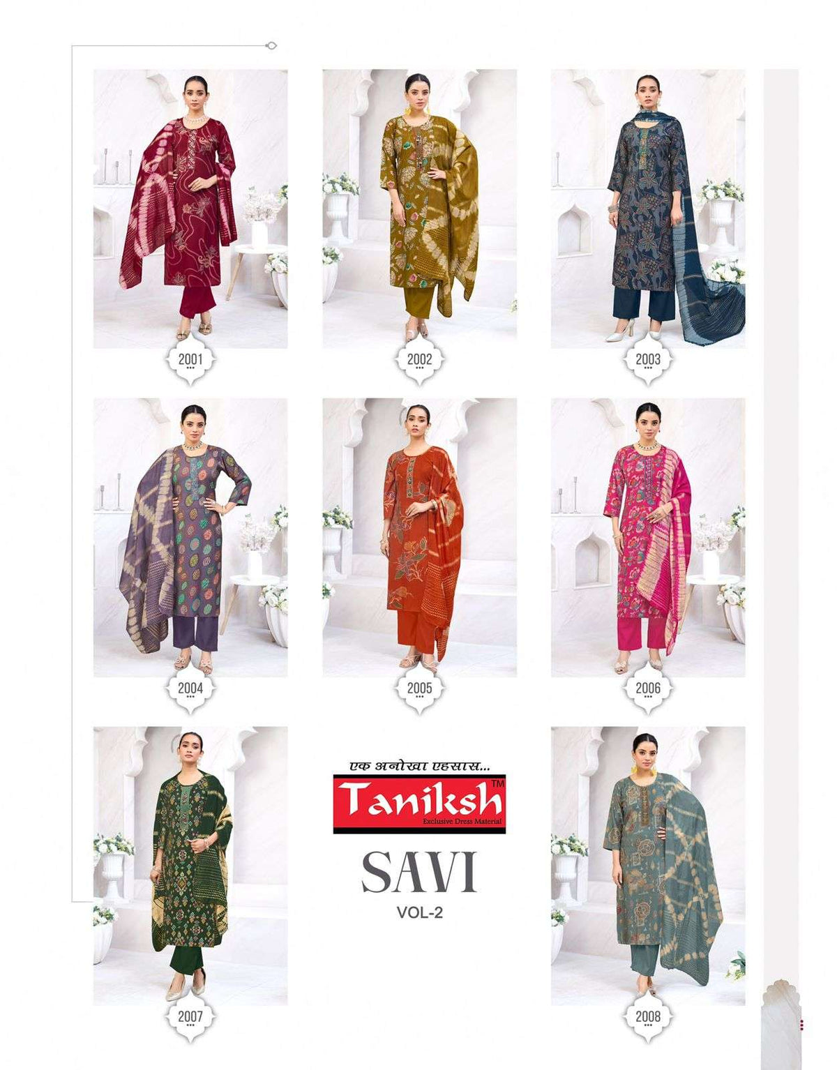 Taniksh Savi Vol 2 Vertican Salwar Suit Set - Amrah Wholesale