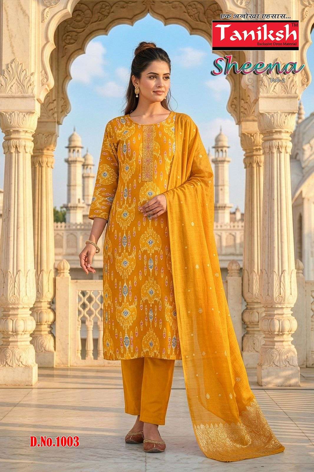 Taniksh Sheena Vol 2 Rayon Kurti Pant Dupatta Set - Amrah Wholesale