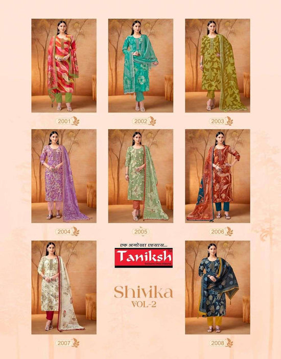 Taniksh Shivika Vol 2 Kurti Pant Dupatta Set - Amrah Wholesale