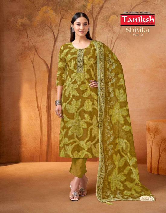 Taniksh Shivika Vol 2 Kurti Pant Dupatta Set - Amrah Wholesale