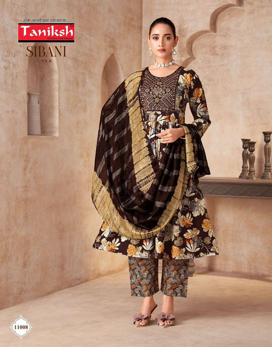 TANIKSH SIBANI VOL-11 Rayon Printed Stitched Anarkali Suit Set - Amrah Wholesale