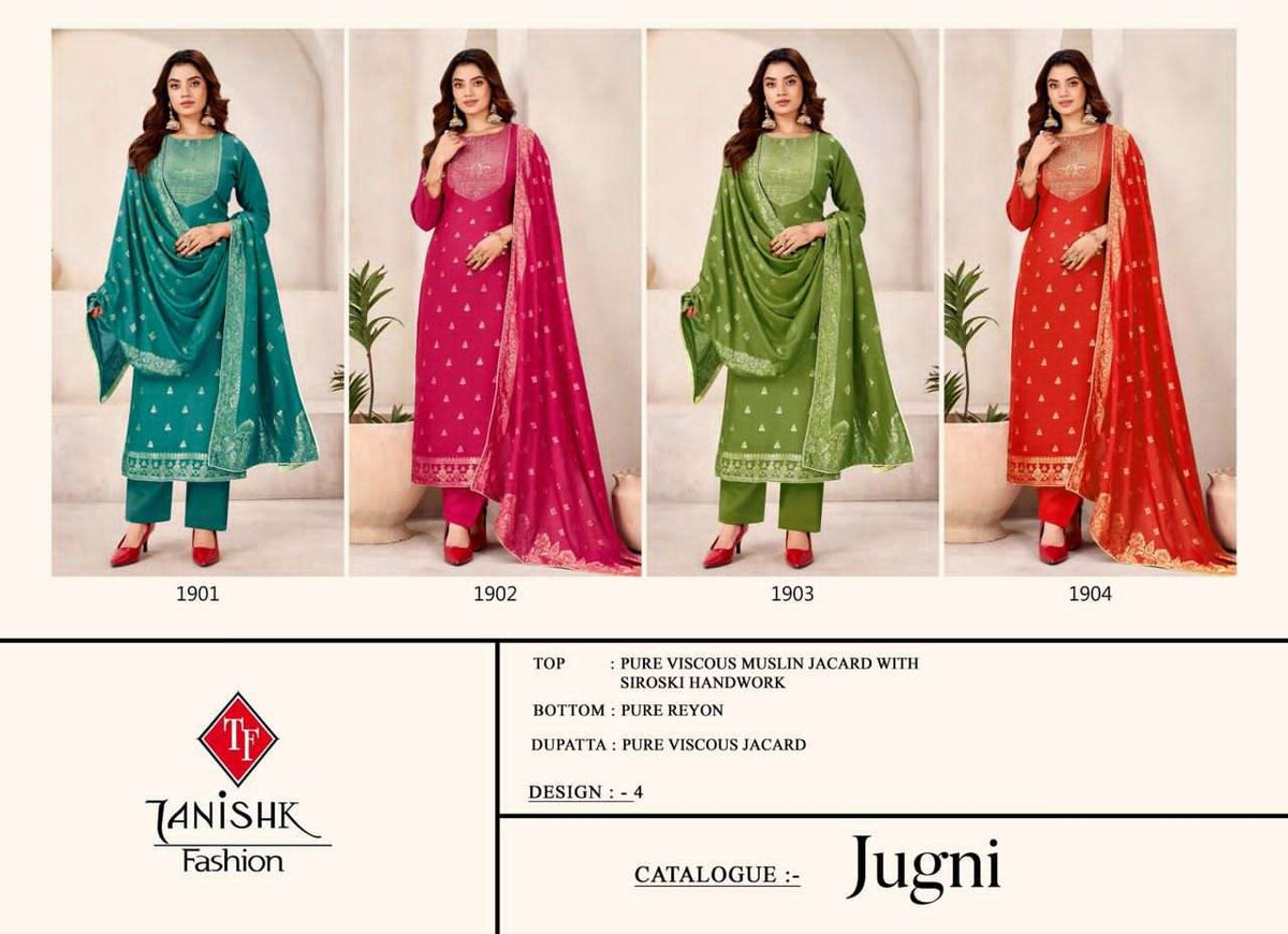 Tanishk Jugni Muslin Suit Wholesale Catalogue - Amrah Wholesale