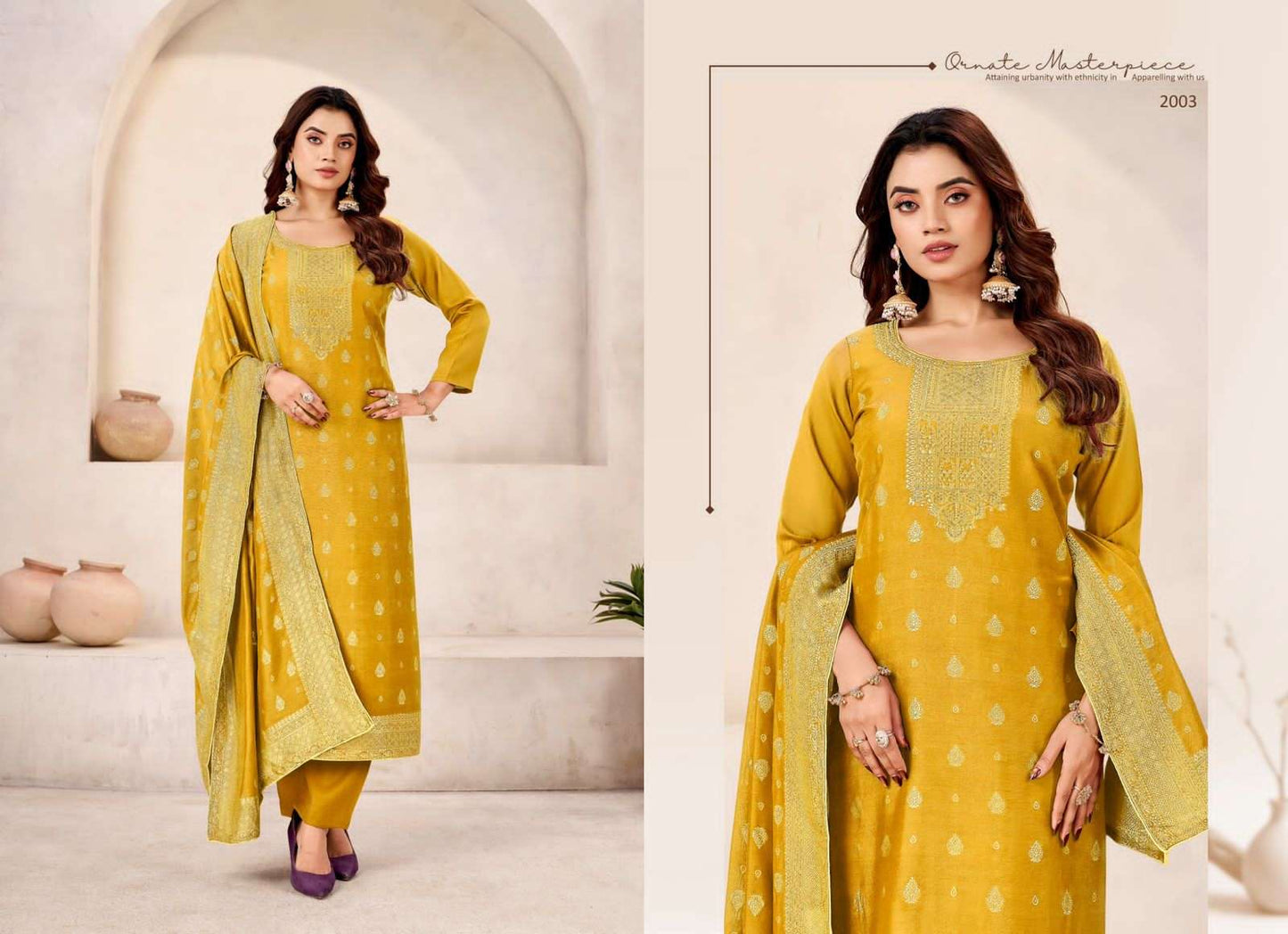 Tanishk Fashion Safari Dress Material Muslin Jacquard Catalogue - Amrah Wholesale