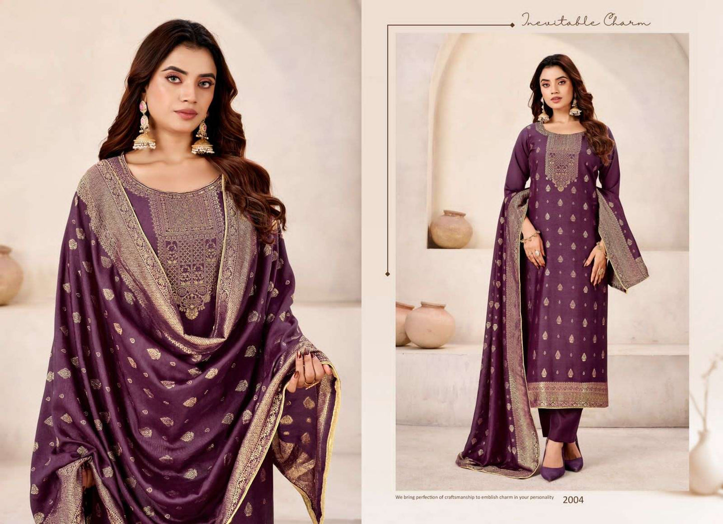 Tanishk Fashion Safari Dress Material Muslin Jacquard Catalogue - Amrah Wholesale