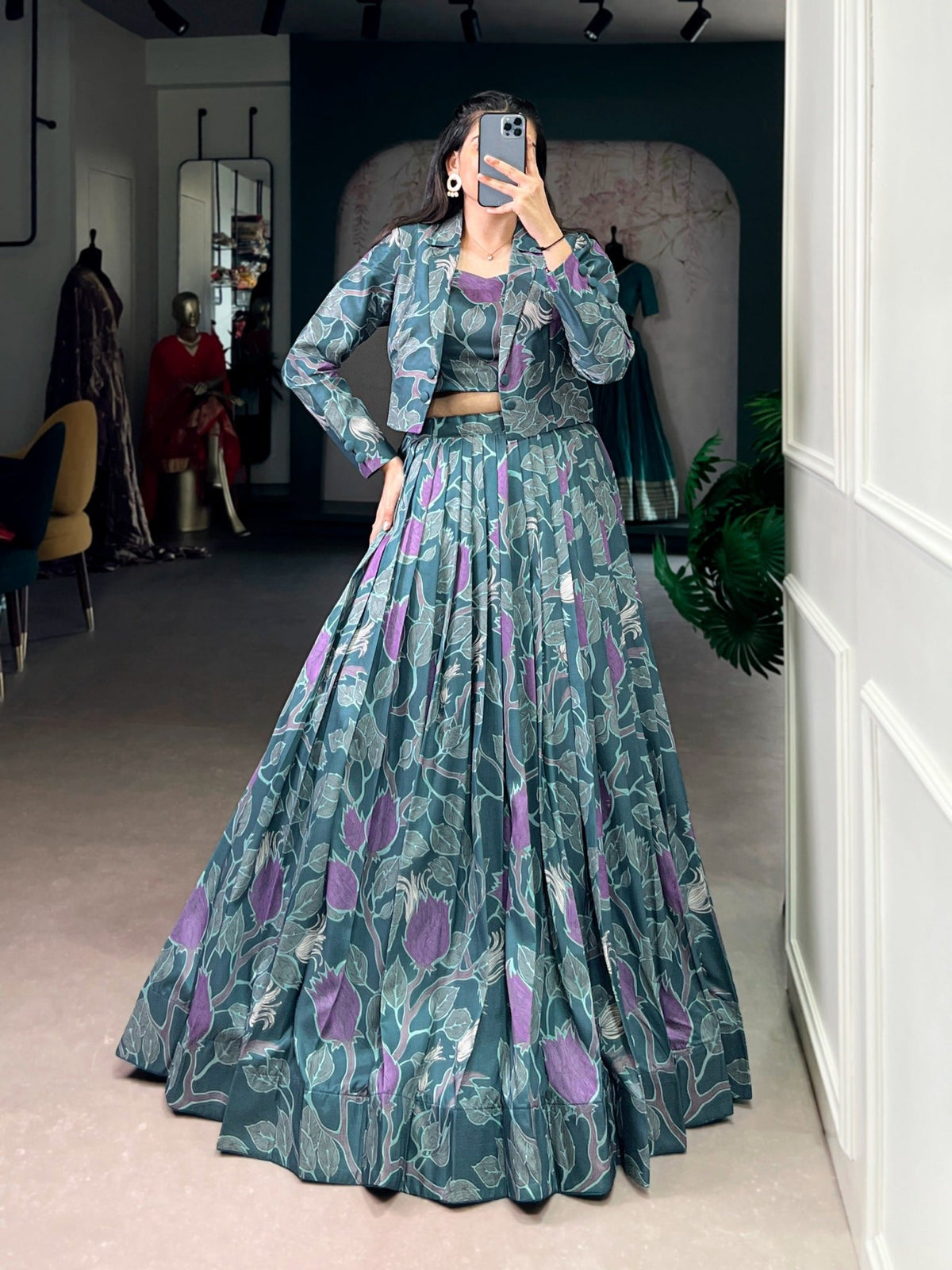 Amrah Taraa L 1115 Indo Western - Amrah Wholesale