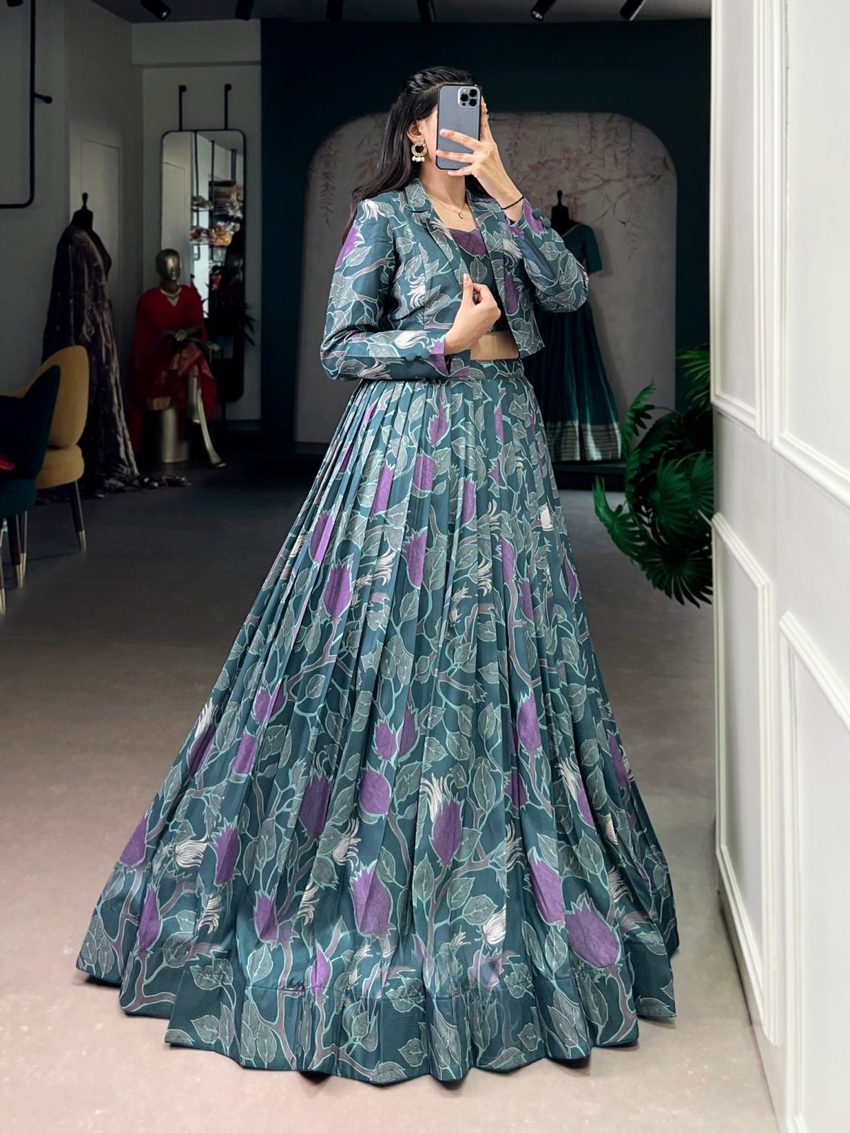 Amrah Taraa L 1115 Indo Western - Amrah Wholesale