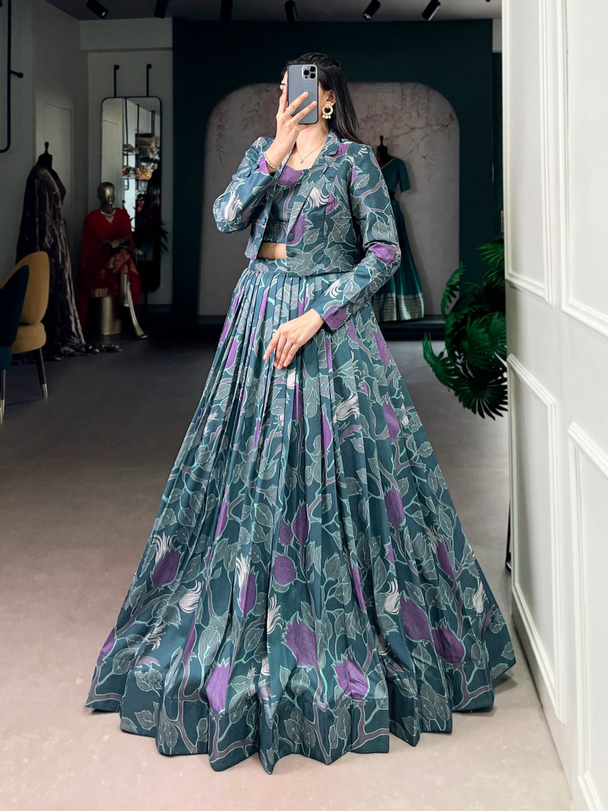 Amrah Taraa L 1115 Indo Western - Amrah Wholesale