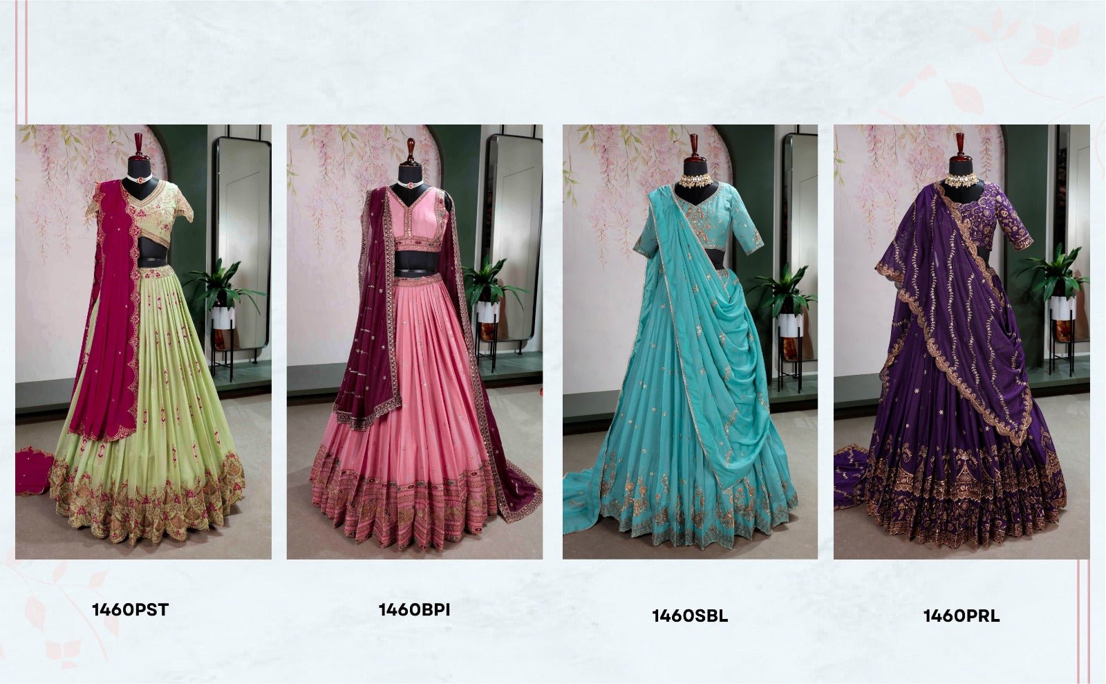 Taraa L 1460 Lehenga Wholesale Catalogue - Amrah Wholesale