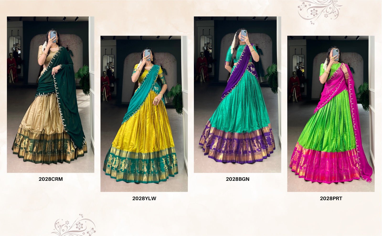 Taraa L 2028 Lehenga Wholesale Catalogue - Amrah Wholesale