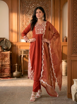 Taraa L 3031 Kurti Pant Dupatta Set - Amrah Wholesale