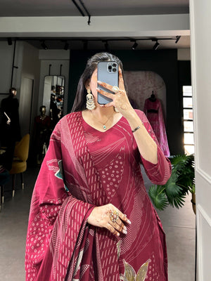 Taraa L 3301 Roman Silk Kurti Pant Dupatta Set Wholesale Surat India - Amrah Wholesale