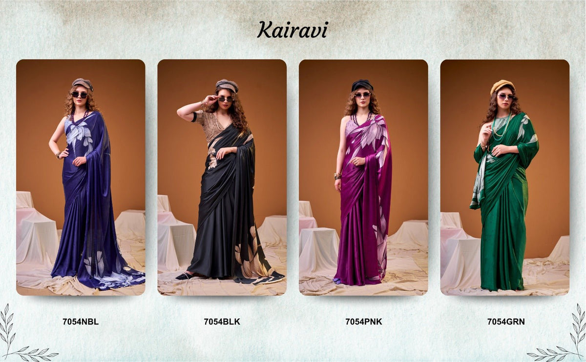 Amrah Wholesale Taraa L 7054 Saree Wholesale Catalogue - Amrah Wholesale