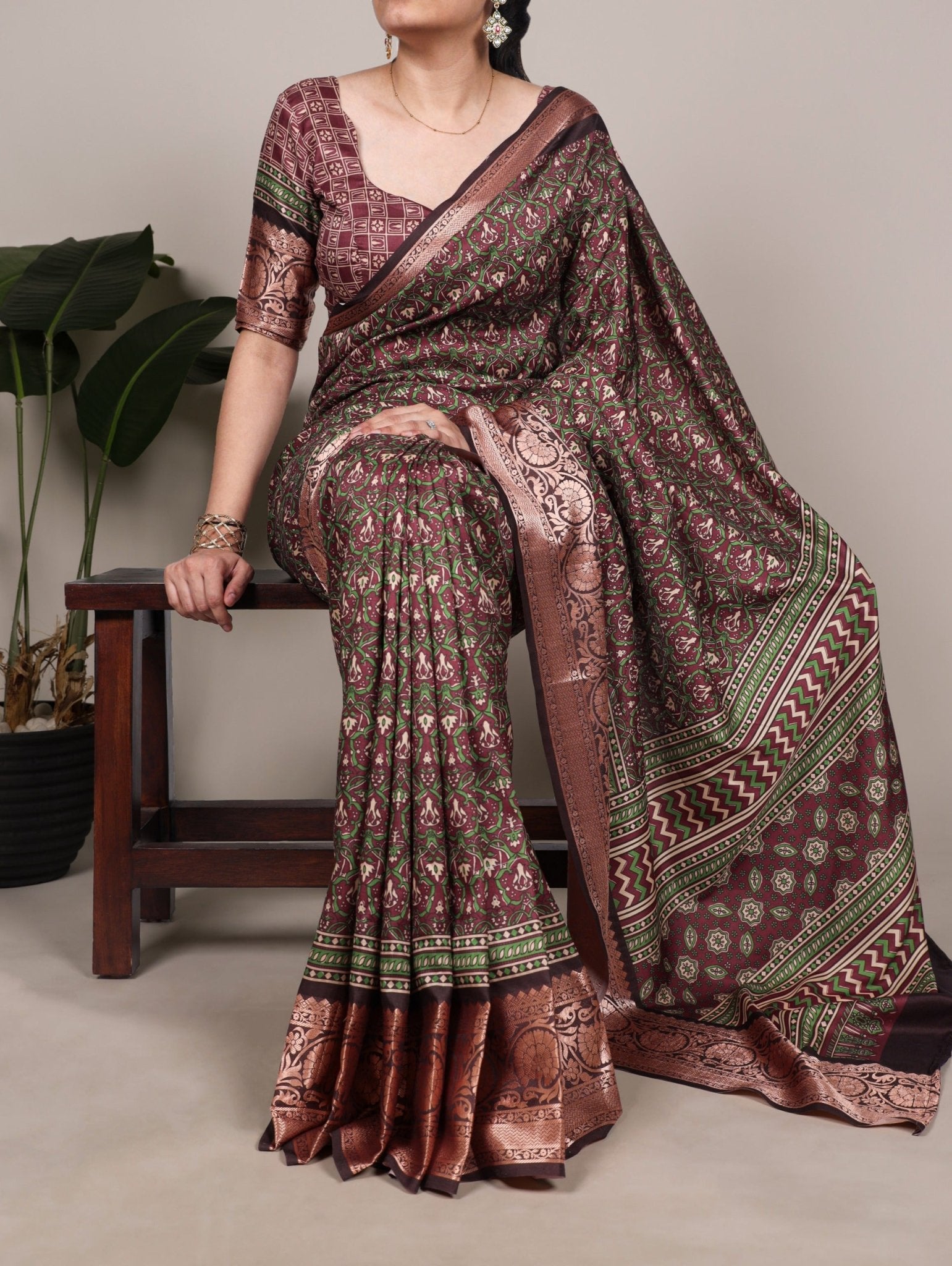 Taraa L 7059 Tasar Silk Saree Wholesale Surat India - Amrah Wholesale