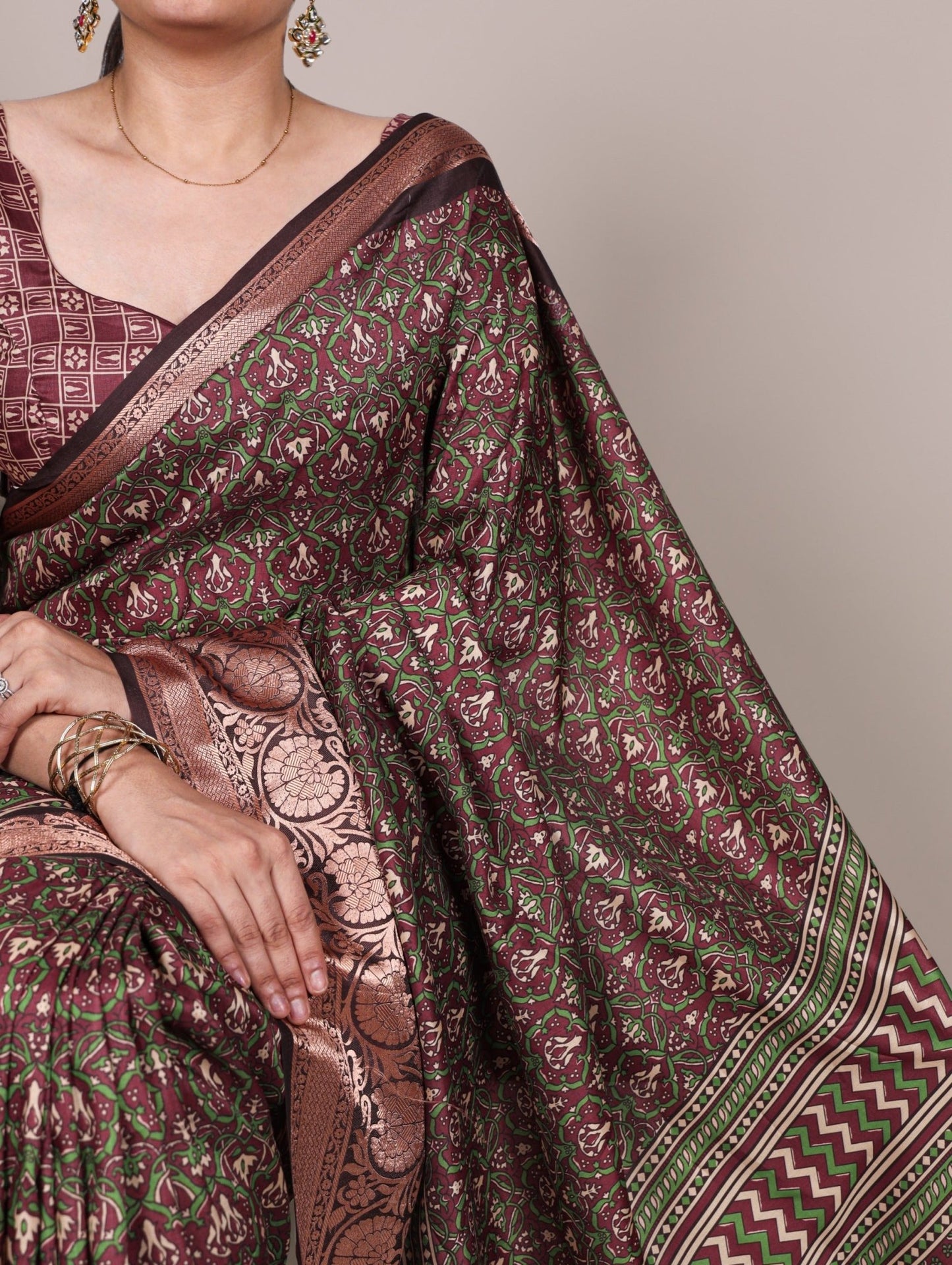 Taraa L 7059 Tasar Silk Saree Wholesale Surat India - Amrah Wholesale