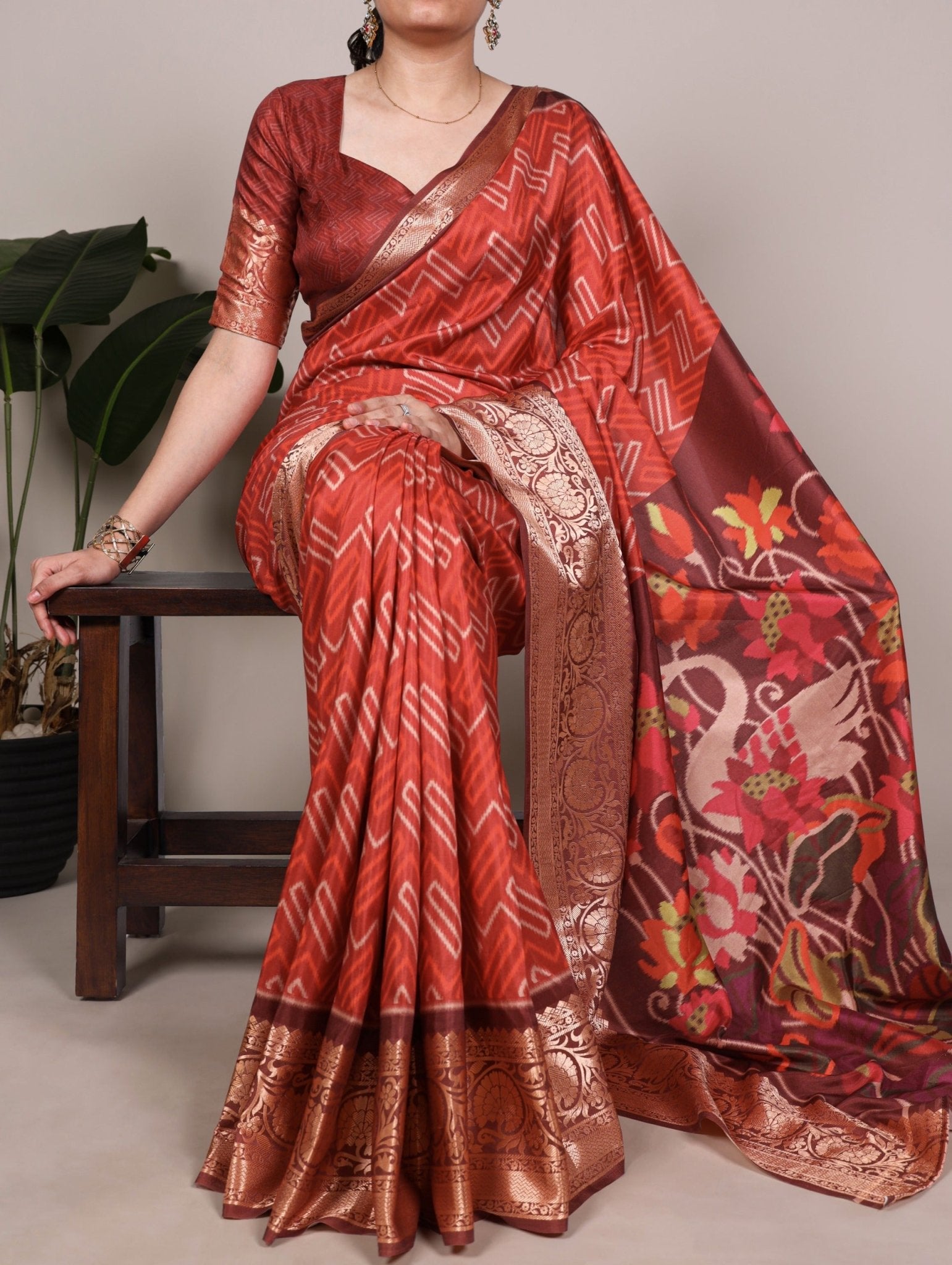 Taraa L 7059 Tasar Silk Saree Wholesale Surat India - Amrah Wholesale