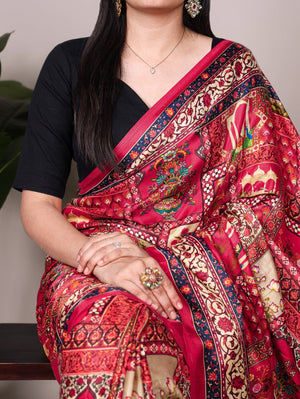 Taraa L 7801 Gaji Silk Saree Wholesale Surat India - Amrah Wholesale