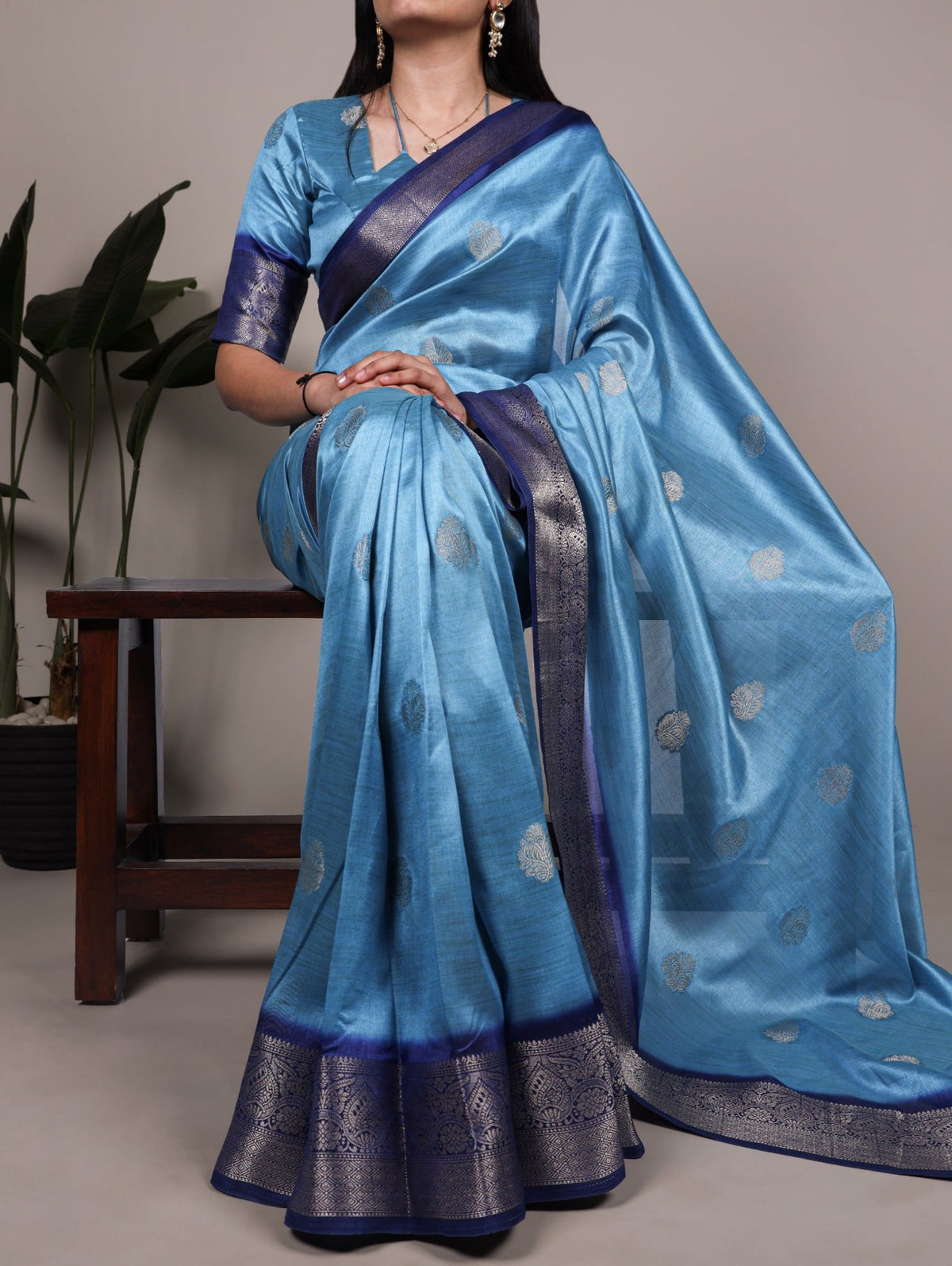 Taraa L 7909 Rumali Silk Saree - Amrah Wholesale