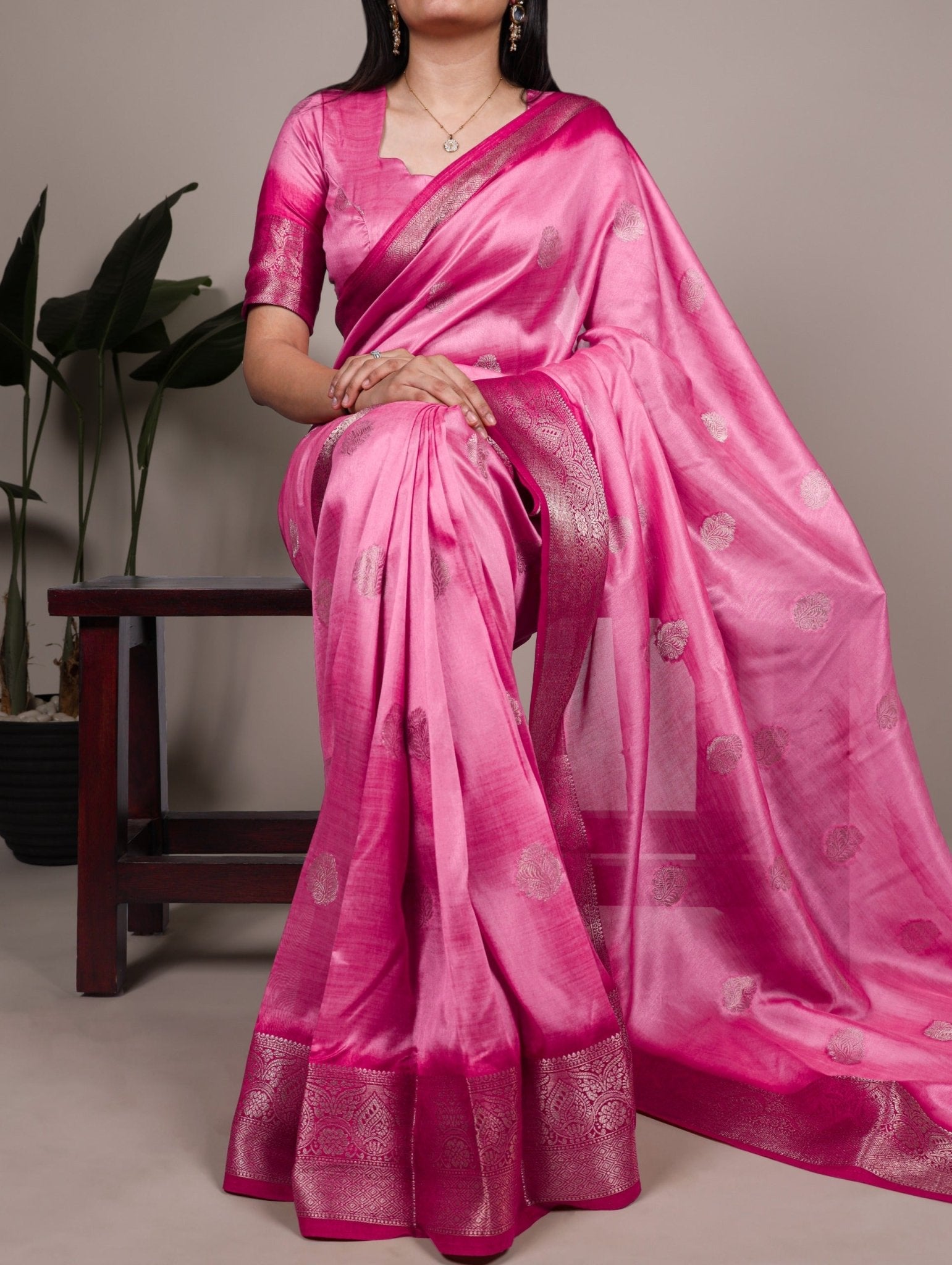 Taraa L 7909 Rumali Silk Saree - Amrah Wholesale