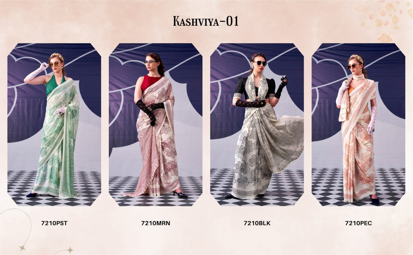 Taraa L 7210 Saree - Amrah Wholesale