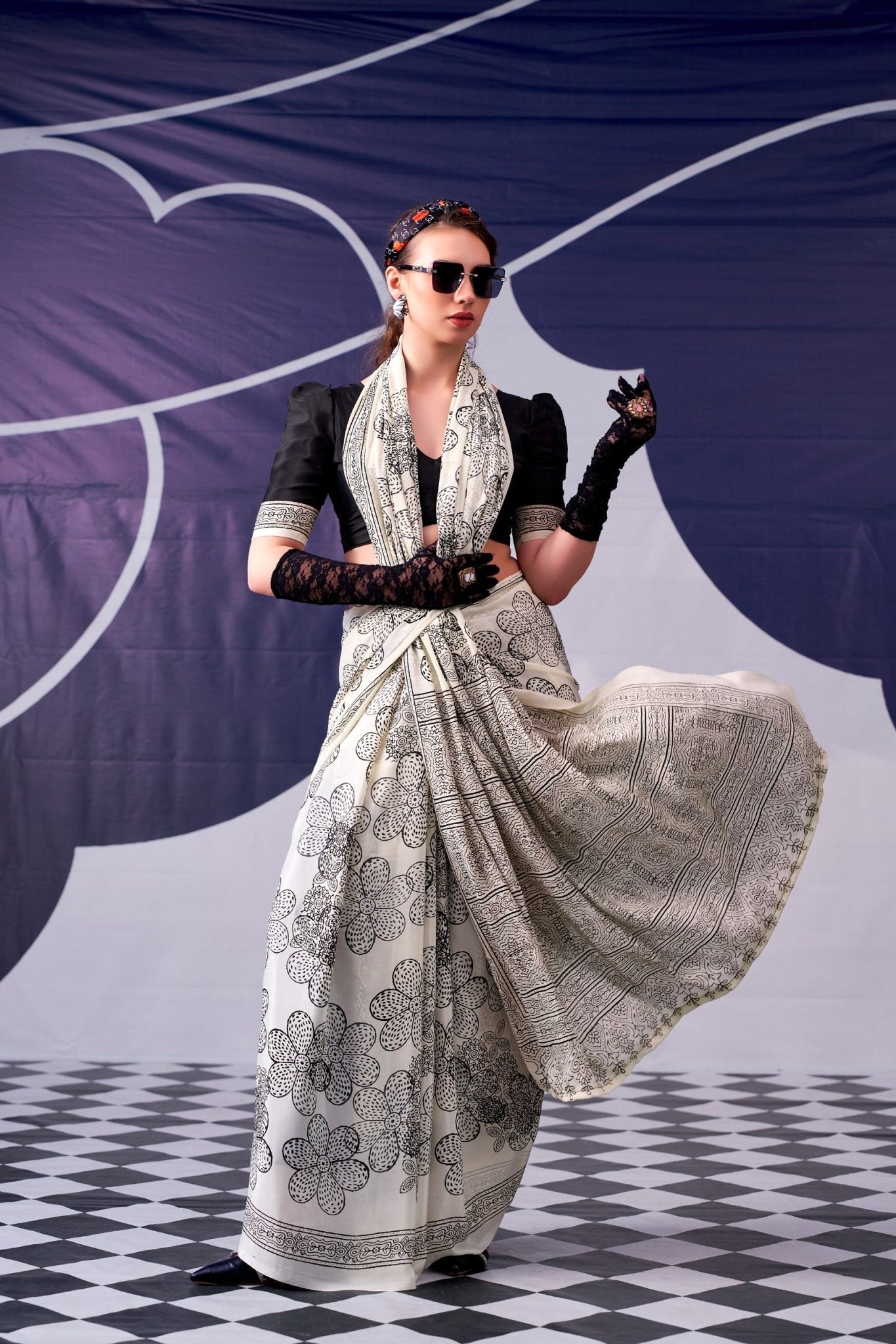 Taraa L 7210 Saree - Amrah Wholesale