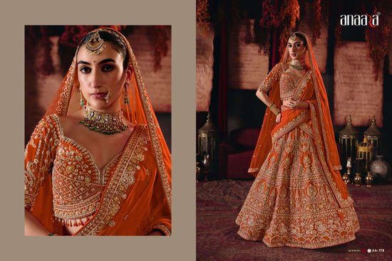Tathastu Anaara Bridal Vol-3 Silk Embroidered Stitched Bridal Lehenga - Amrah Wholesale