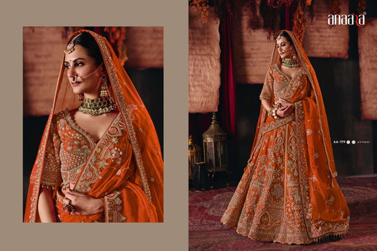 Tathastu Anaara Bridal Vol-3 Silk Embroidered Stitched Bridal Lehenga - Amrah Wholesale