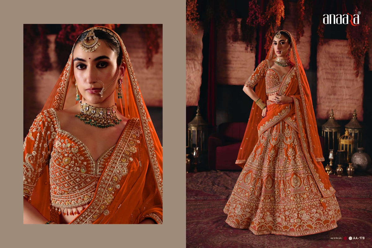Tathastu Anaara Bridal Vol-3 Silk Embroidered Stitched Bridal Lehenga