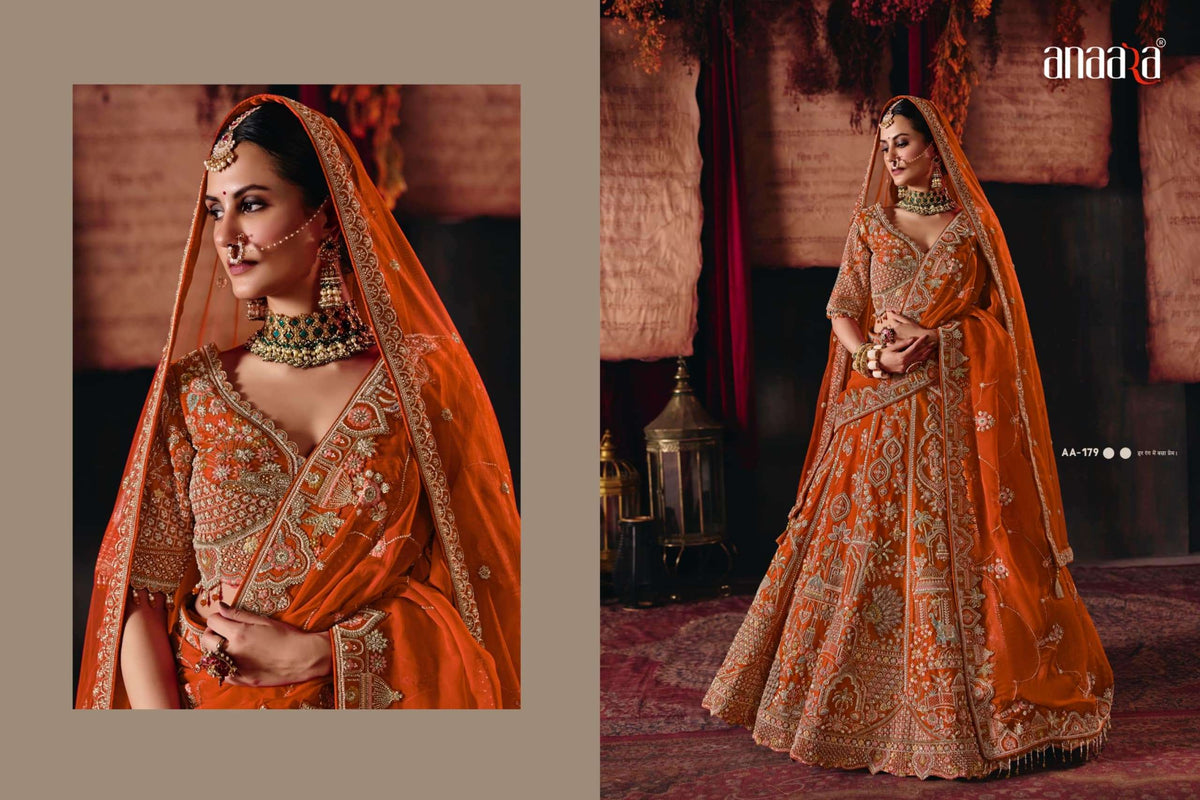 Tathastu Anaara Bridal Vol-3 Silk Embroidered Stitched Bridal Lehenga