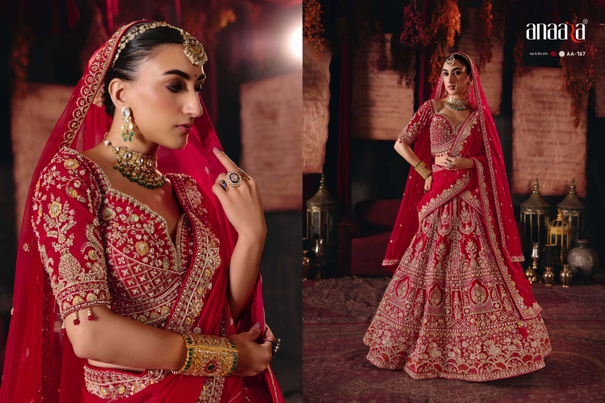 Tathastu Anaara Bridal Vol-3 Silk Embroidered Stitched Bridal Lehenga