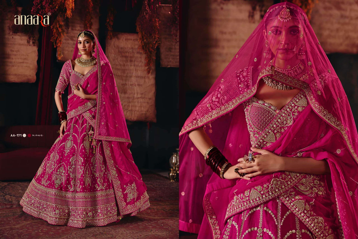 Tathastu Anaara Bridal Vol-3 Silk Embroidered Stitched Bridal Lehenga
