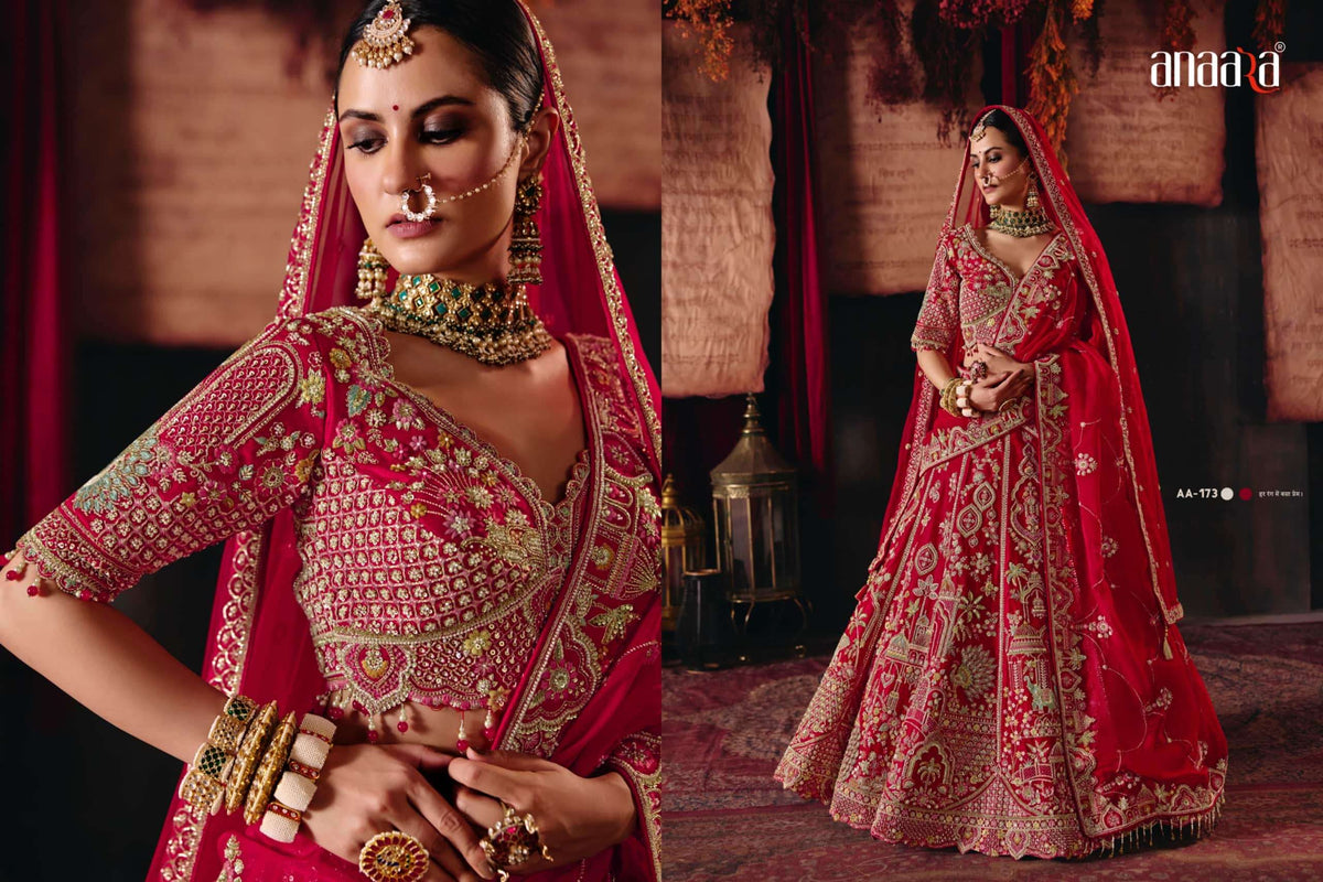 Tathastu Anaara Bridal Vol-3 Silk Embroidered Stitched Bridal Lehenga
