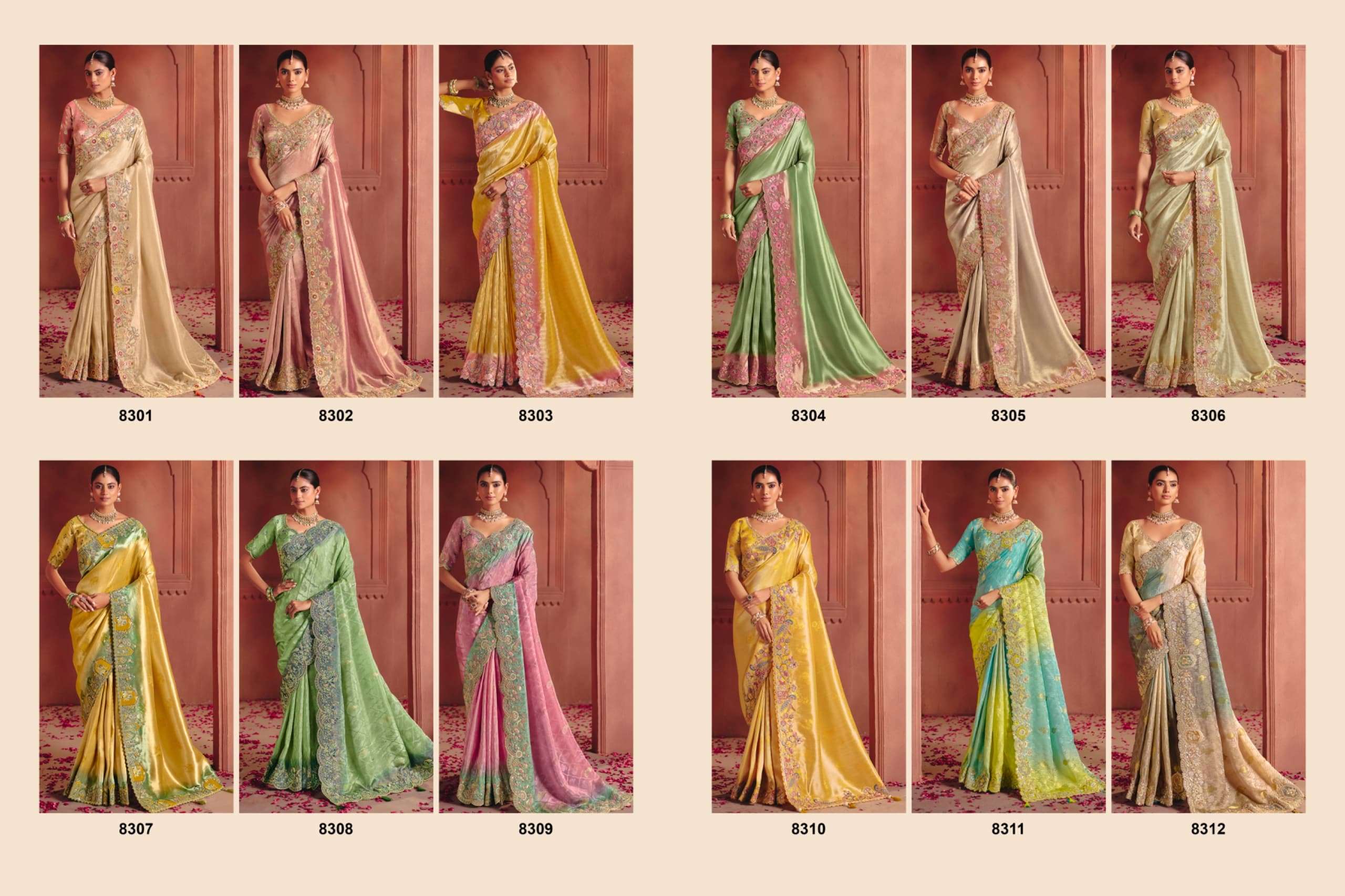 Tathastu Anaara 8301 To 8312 - Amrah Wholesale